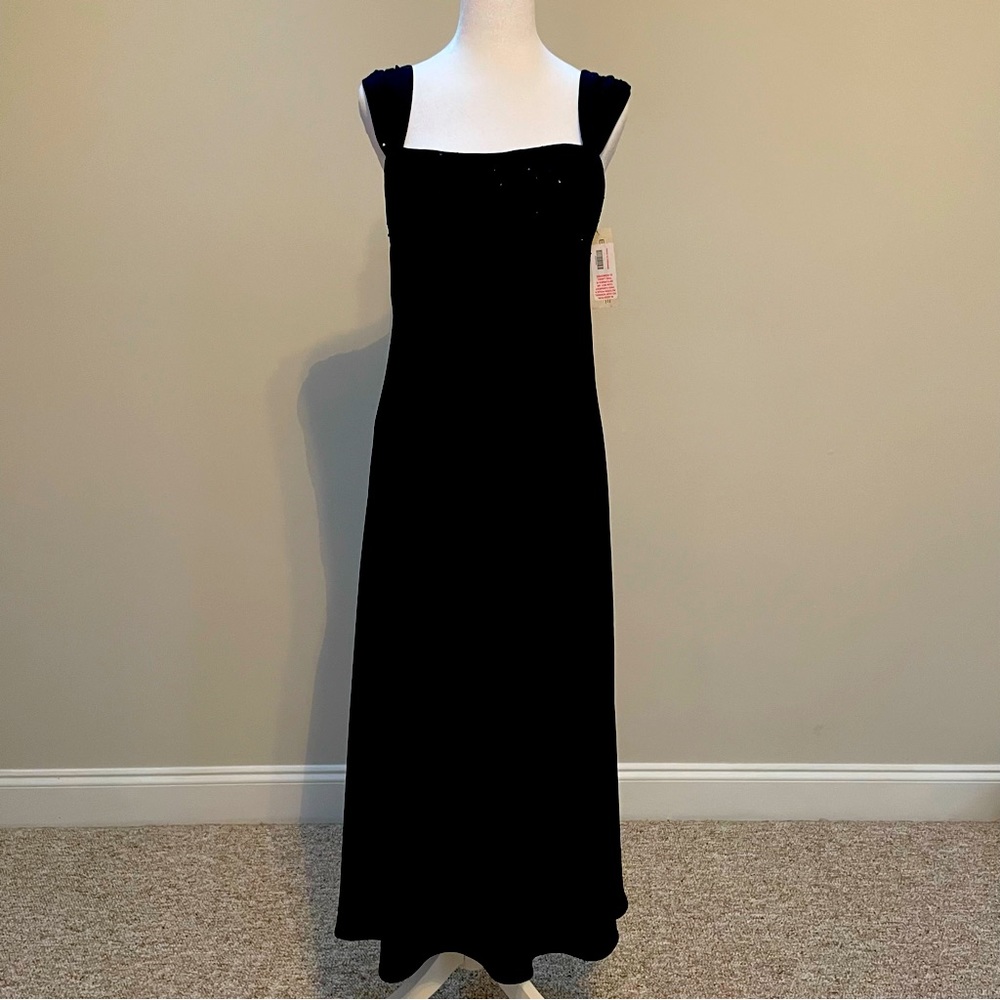 NWT Long black dress-Evan-Picone